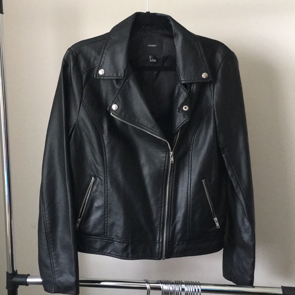 Forever 21 Jackets & Blazers - Black Faux Leather Jacket by Forever 21 Forever 21 Jackets & Blazers - Black Faux Leather Jacket by Forever 21